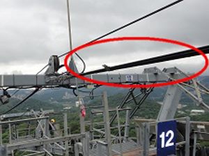 The Safety Line (on tower)