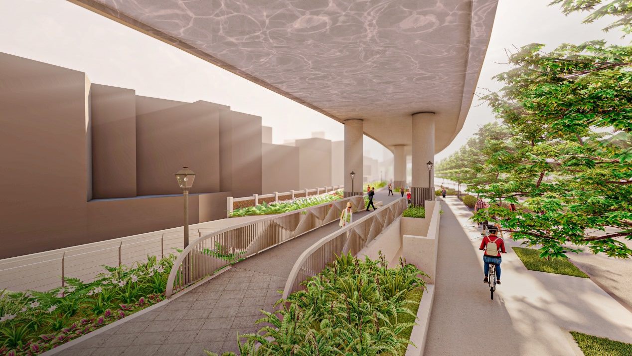 ​Expanding Greens for Pedestrian Walkway Between MRT Shilin, Jiantan Stations