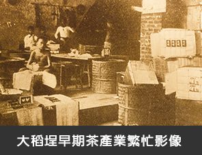 大稻埕早期茶產業繁忙影像