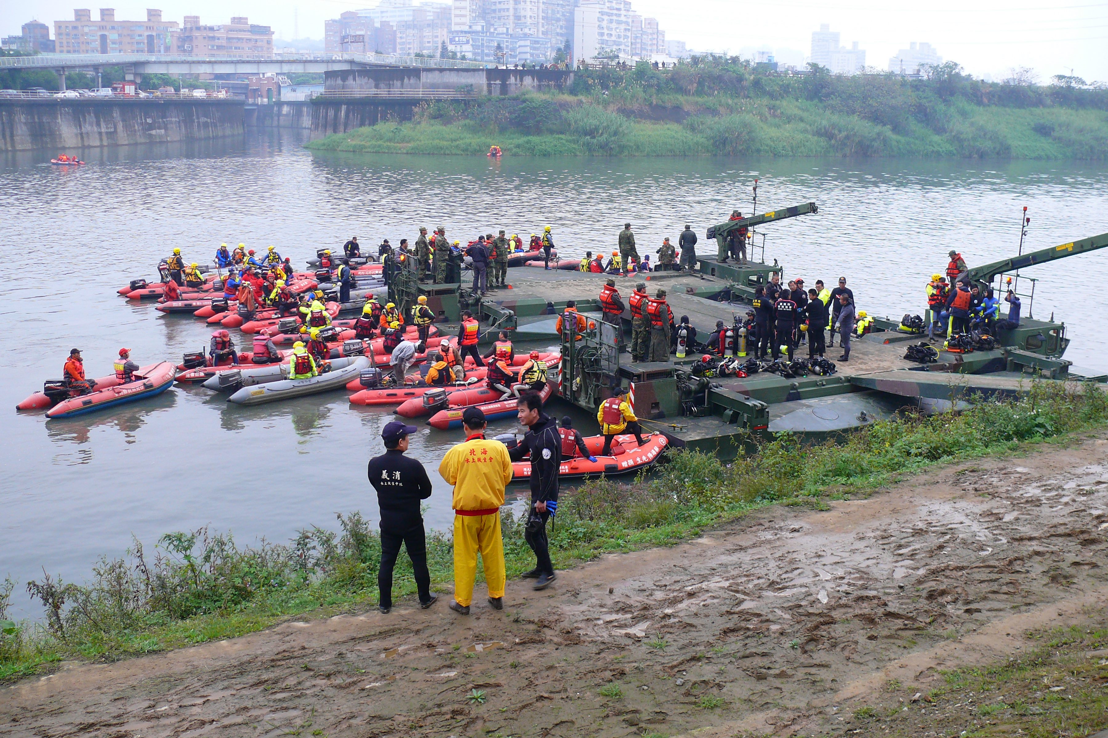 災害防救團體河川訓練照片