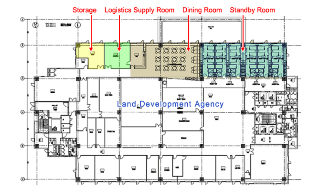 Floor Plan of the 4th Floor